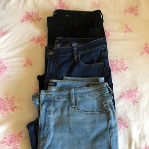 3 pair of jeans Buffalo/David Bitton “MOLLIE” purchased from Costco